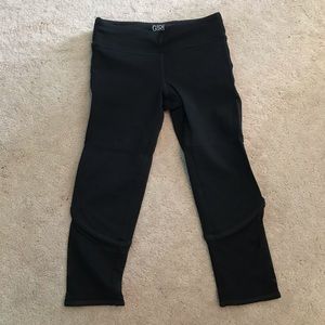 Athleta Capris with Mesh